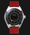 CCCP Space Neujmin CP-7065-01 Automatic Dual Tone Dial Red Leather Strap-0