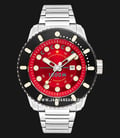 CCCP Naval Kiev CP-7069-44 Diver 1000M Automatic Red Dial Stainless Steel Strap Limited Edition-0