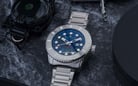 CCCP Naval Kiev CP-7069-55 Diver 1000M Automatic Blue Dial Stainless Steel Strap Limited Edition-2