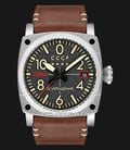 CCCP Gurevich CP-7071-02 Automatic Black Dial Brown Leather Strap-0