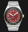 CCCP Aviation Mriya CP-7074-33 Automatic Red Dial Stainless Steel Strap-0