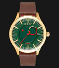 CCCP Kamzolkin CP-7077-03 Automatic Green Dial Brown Leather Strap-0