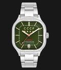 CCCP Tatlin CP-7078-33 Automatic Green Dial Stainless Steel Strap-0