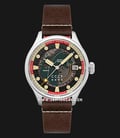 CCCP Leonov CP-7099-01 Automatic Men Green Map Dial Dark Brown Leather Strap Limited Edition-0