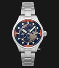 CCCP Leonov CP-7099-22 Automatic Men Blue Map Dial Stainless Steel Strap Limited Edition-0