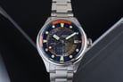 CCCP Leonov CP-7099-22 Automatic Men Blue Map Dial Stainless Steel Strap Limited Edition-5