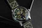 CCCP Mig-21 CP-7101-01 Automatic Men Green Dial Green Leather Strap Limited Edition-3
