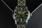CCCP Mig-21 CP-7101-01 Automatic Men Green Dial Green Leather Strap Limited Edition-4
