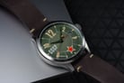 CCCP Lissitzky CP-7104-02 Automatic Men Green Dial Dark Brown Leather Strap-5