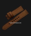 Strap Celdy 22mm LTBROWN-22 Brown Leather Strap with Brushed Steel Buckle-0