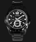 Citizen AG8335-58E Black Dial Black Stainless Steel Bracelet Watch-0