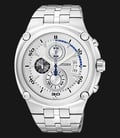 Citizen AN3450-50A Quartz Chronograph White Dial Stainless Steel Bracelet Watch-0
