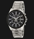 Citizen AN3561-59E Chronograph Black Dial Stainless Steel Bracelet Watch-0