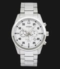 Citizen AN8090-56A Chronograph White Dial Stainless Steel Bracelet Watch-0