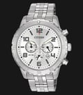 Citizen AN8130-53A Chronograph Silver Dial Stainless Steel-0