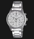 Citizen AN8150-56A Chronograph White Dial Stainless Steel Strap-0