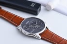 Citizen Classic AO3030-16H Dual Time Men Grey Dial Brown Leather Strap-4