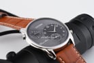 Citizen Classic AO3030-16H Dual Time Men Grey Dial Brown Leather Strap-11