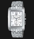 Citizen AT0017-52A Eco-Drive Men Chronograph White Dial Stainless Steel Watch-0