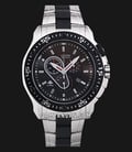 Citizen Promaster AT0700-53E Eco-Drive Chronograph Black Dial Dual Tone Stainless Steel Strap-0