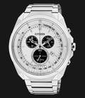 Citizen Eco-Drive AT2150-51A Chronograph Men Dual Tone Dial Stainless Steel Strap-0