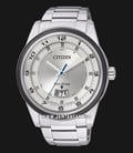 Citizen Eco-Drive AW1274-63A Men Silver Dial Stainless Steel Strap-0