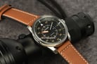 Citizen Eco-Drive AW1360-12H Grey Dial Brown Leather Strap-5