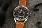 Citizen Eco-Drive AW1360-12H Grey Dial Brown Leather Strap-6