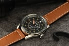 Citizen Eco-Drive AW1360-12H Grey Dial Brown Leather Strap-7