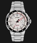 Citizen AW1420-63A Ecodrive Men White Dial Stainless Steel Strap-0