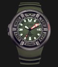 Citizen Promaster BJ8057-17X Professional Divers Men Green Olive Dial Green Polyurethane Strap-0