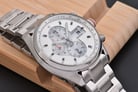 Citizen Eco Drive CA0360-58A Chronograph Silver Dial Stainless Steel Strap-7