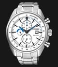 Citizen Eco Drive CA0590-58A Chronograph White Dial Stainless Steel Strap-0