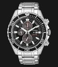 Citizen Promaster CA0711-80H Eco-Drive Chronograph Men Black Dial Stainless Steel Strap-0