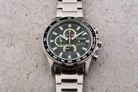 Citizen Chronograph CA0780-87X Eco-Drive Green Dial Stainless Steel Strap-5