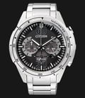 Citizen Eco-Drive CA4120-50E Chronograph Black Dial Stainless Steel Strap-0