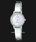 Citizen EJ6130-51D Ladies Mother of Pearl Dial Stainless Steel Strap-0