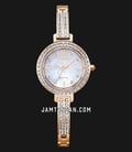 Citizen Eco Drive EM0863-53D Silhouette Crystal Ladies Mother Of Pearl Dial Stainless Steel Strap-0