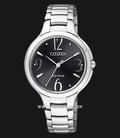 Citizen L EP5990-50E Eco-Drive Black Dial Stainless Steel Strap-0