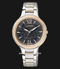 Citizen L EP5996-53H Eco-Drive Grey Dial Dual Tone Stainless Steel Strap-0