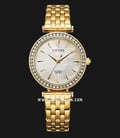 Citizen Classic ER0212-50Y Mother of Pearl Dial Gold Stainless Steel Strap-0