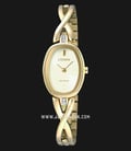 Citizen EX1412-82P Eco-Drive White Dial Gold Stainless Steel Strap-0