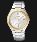 Citizen Eco-Drive FE6024-55A Donna White Dial Stainless Steel Strap-0