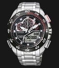 Citizen Promaster Racing JW0126-58E Eco Drive Chronograph Digital Analog Dial Stainless Steel Strap-0