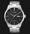 Citizen Mechanical NH8350-83E Automatic Black Dial Stainless Steel Strap-0