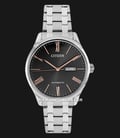 Citizen Mechanical NH8360-80J Automatic Men Black Dial Stainless Steel Strap-0