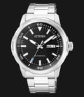 Citizen NH8370-86E Automatic Men Black Dial Stainless Steel Strap-0