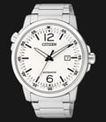 Citizen Mechanical NJ0070-53A Automatic Men White Dial Stainless Steel Strap-0