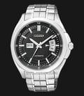 Citizen NP4030-58EB Automatic Black Dial Stainless Steel Strap-0