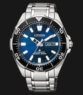 Citizen NY0070-83L Promaster Automatic Divers 200M Men Blue Sunray Dial Titanium Strap-0